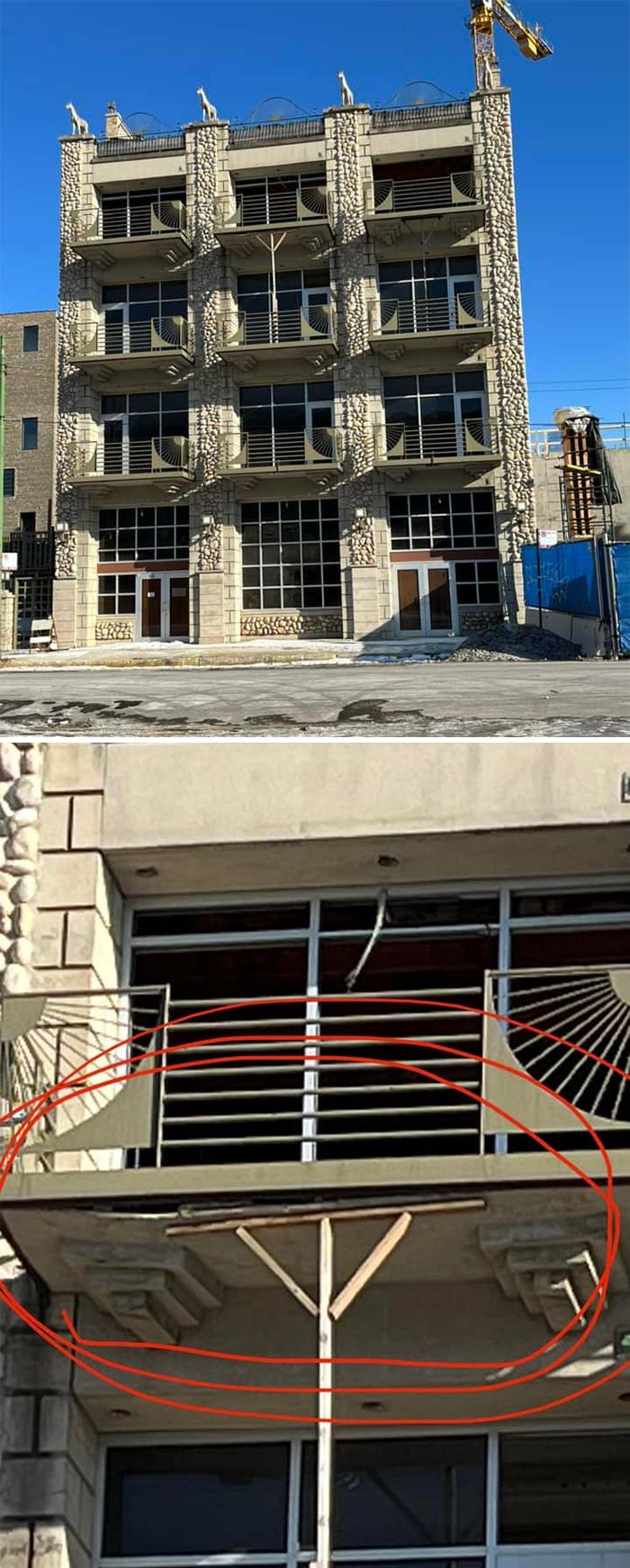 Conduciendo por la calle en el muy elegante y caro West Loop de Chicago. Literalmente tuve que detenerme en seco para comprender y luego fotografiar esto. Tantas cosas erradas