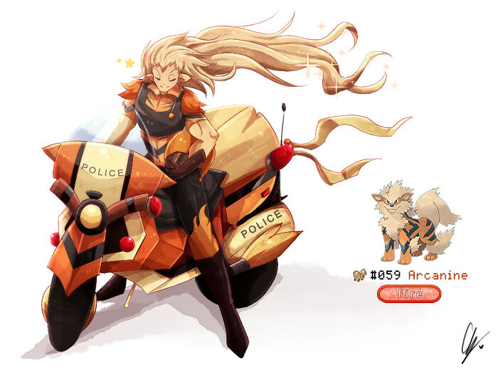 Officer Arcanaw The Arcanine