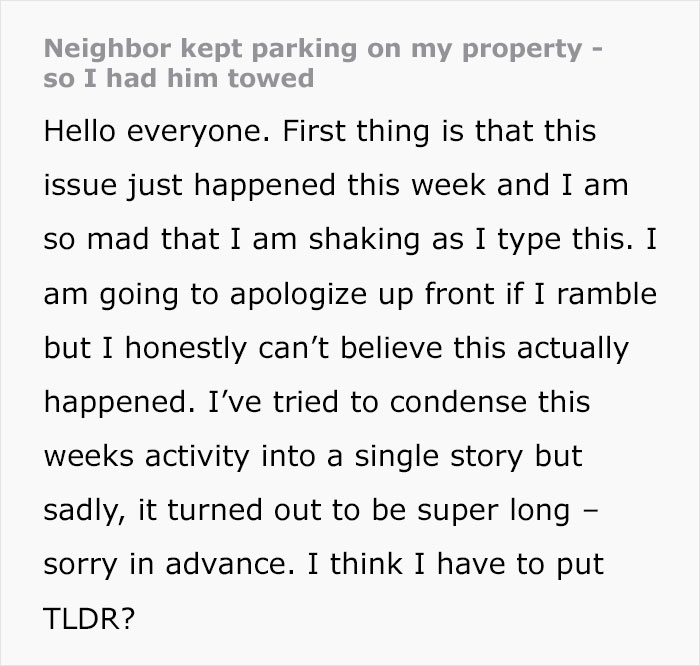 Entitled Neighbor Keeps Parking Car In This Woman&rsquo;s Driveway, She Gets His Car Towed