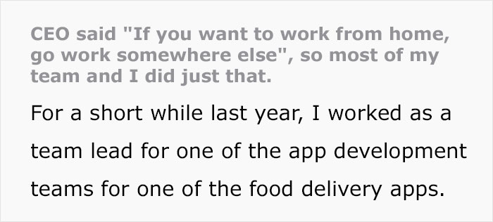 CEO Tells Employees To &ldquo;Go Somewhere Else&rdquo; If They Want To Work From Home And They Understood The Assignment