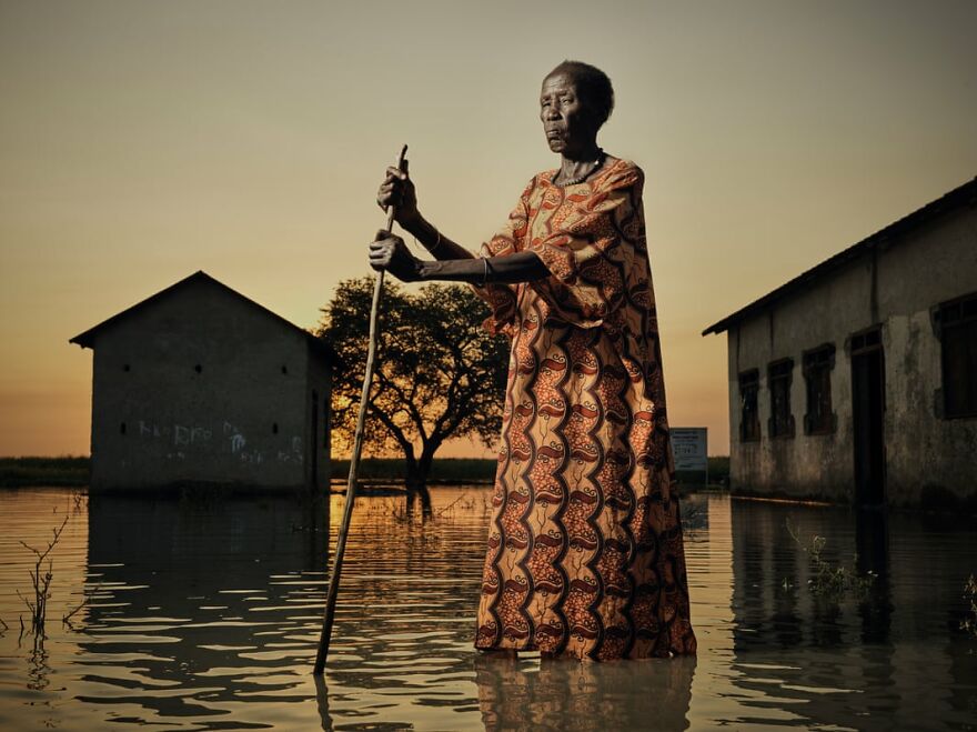 Unyielding Floods. Gold, Editorial/Environmental, Professional