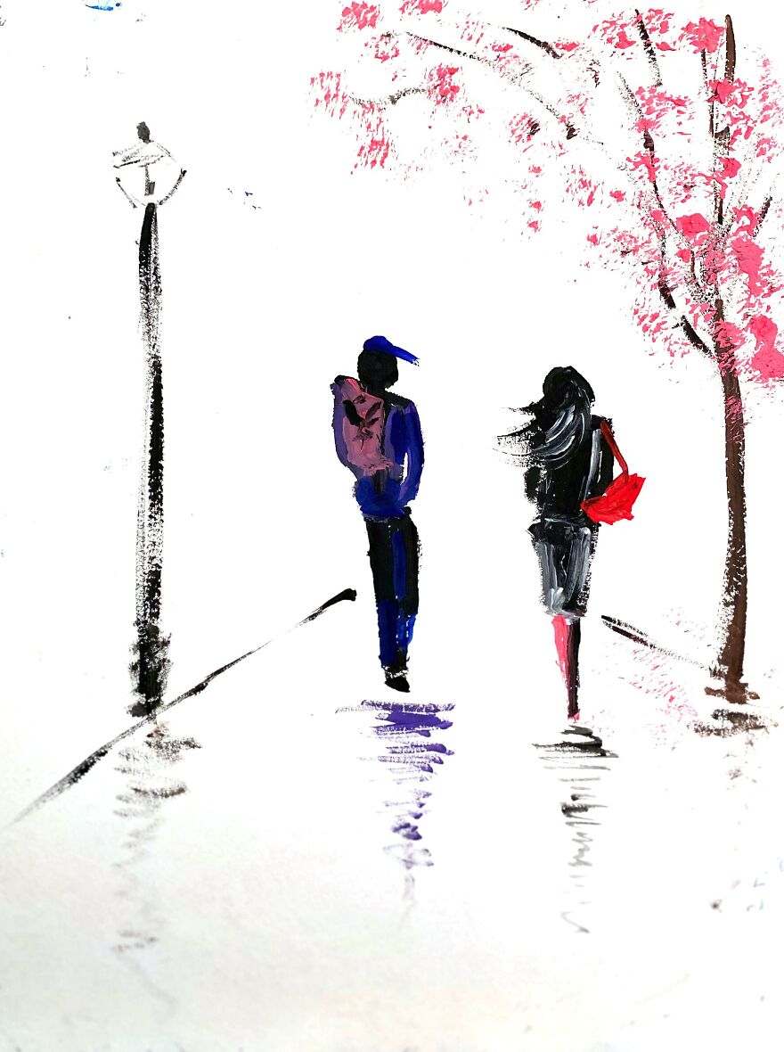 After 50 Years From A Boring Banker To A Happy Artist - 3. I Can Draw