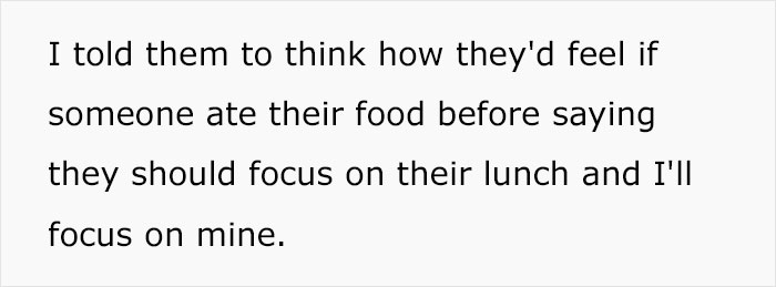 Man Steals Coworker&rsquo;s Food And She Yanks It From Under His Nose, Embarrassing Him In Front Of His Colleagues