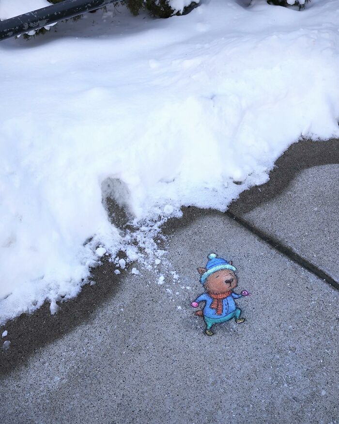 This Artist Continues To Brighten Up The Streets Of His City With His Adorable Chalk Art (130 New Pics)