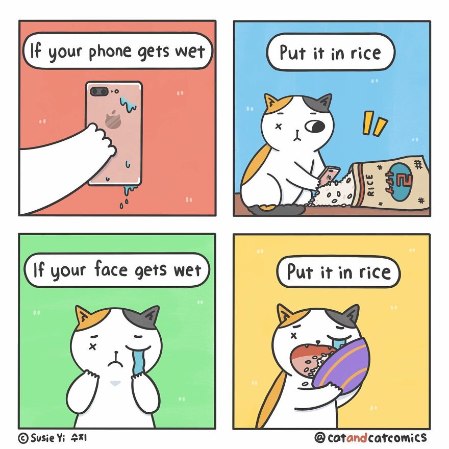 My 23 Wholesome Comics About A Cat And His Human