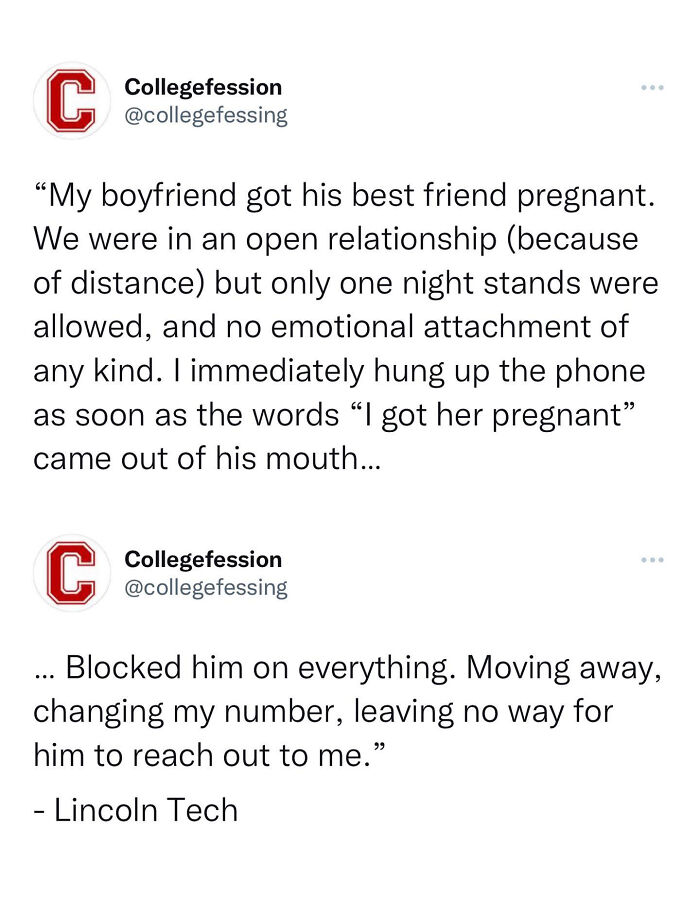 Make Sure To Follow Me “Collegefessing” On Twitter So You Can Still See College Confessions If I Get Disabled By Instagram Again 🥰