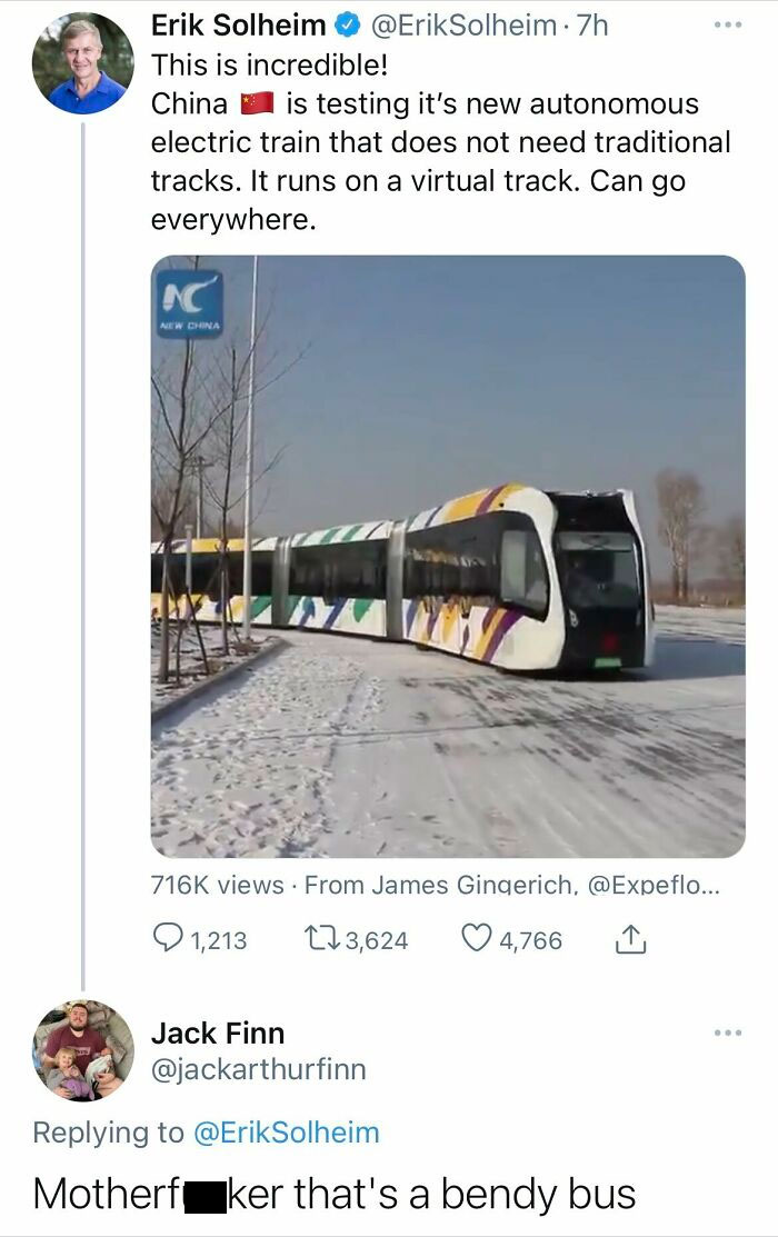 Wow, A Train That Runs Without Tracks!