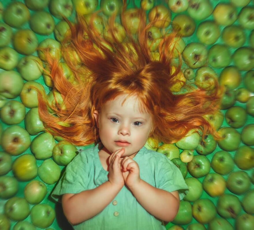 We Adopted A Girl With Down Syndrome A Year Ago, I Love To Photograph Her In Costumes That I Designed (39 Pics)