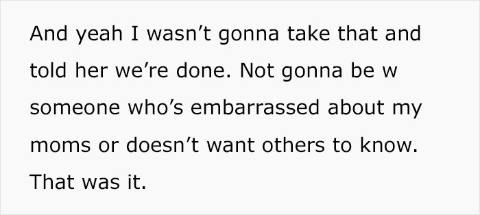 Girlfriend Asks Boyfriend To Show Up At Dinner Hosted By Her Parents With Only One Of His Moms, Guy&rsquo;s Having None Of It And Breaks Up With Her