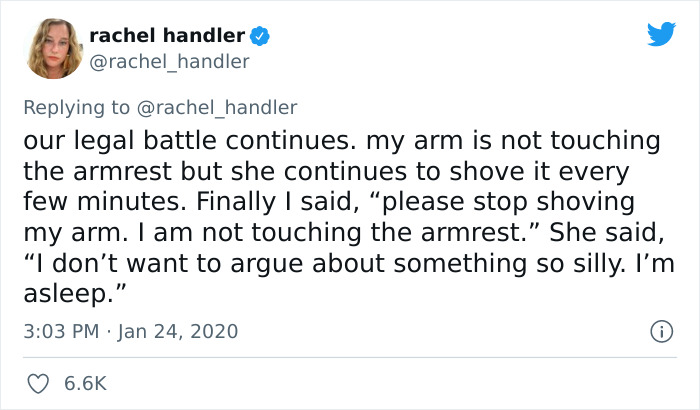 Entitled Plane Passenger Inspires A Funny Thread About Middle Seat Armrest Etiquette