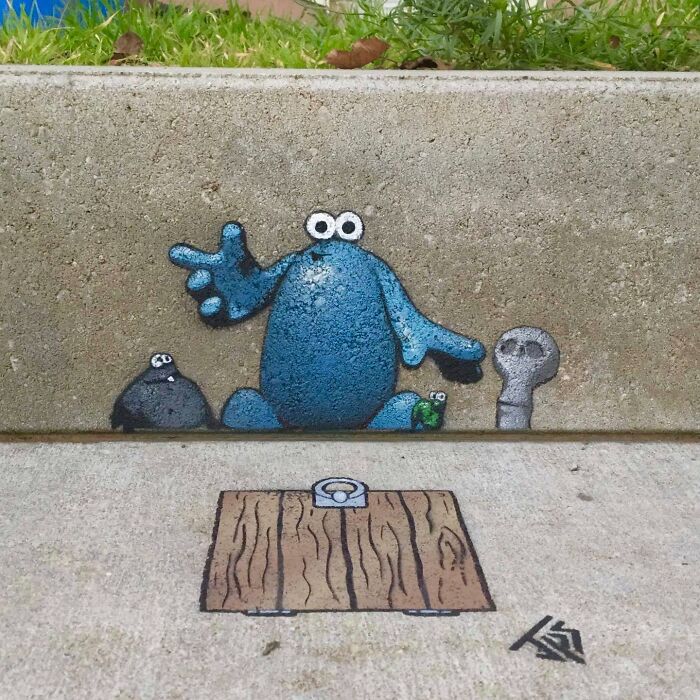 Artist Makes The Streets Fun Again By Creating Graffiti That Interacts With Its Surroundings (30 New Pics)