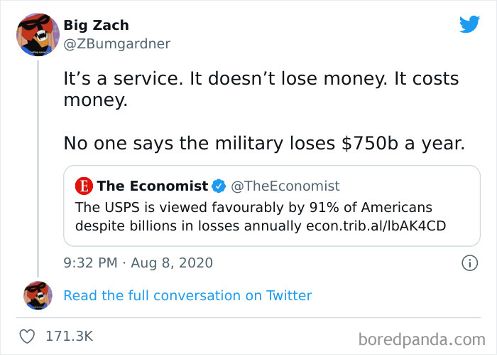 The USPS Is Not A Business