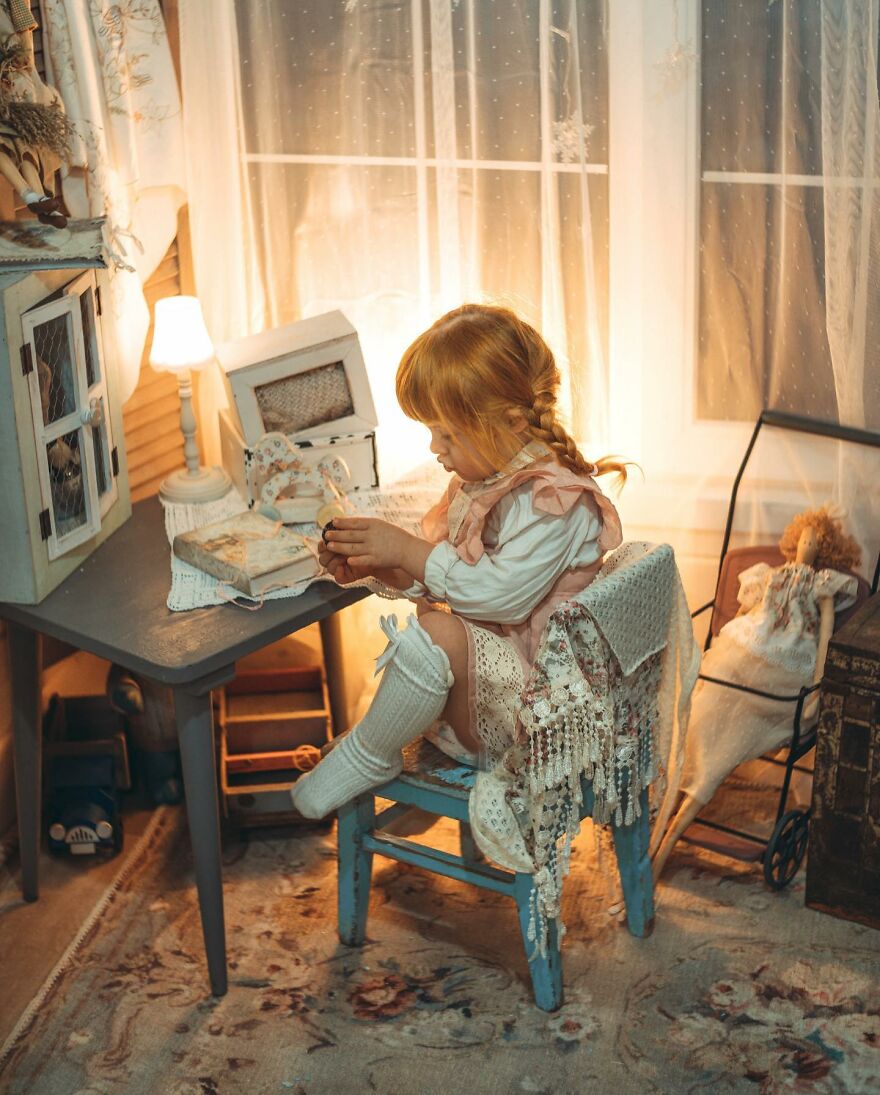 We Adopted A Girl With Down Syndrome A Year Ago, I Love To Photograph Her In Costumes That I Designed (39 Pics)