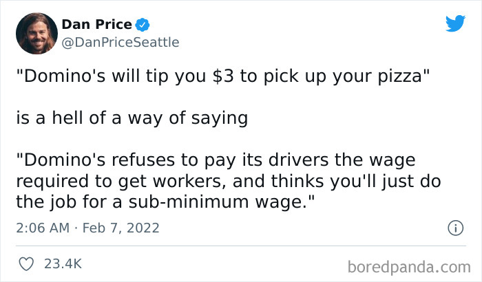 Wouldn’t Accept A $50 Tip To Eat Their Crappy Pizza