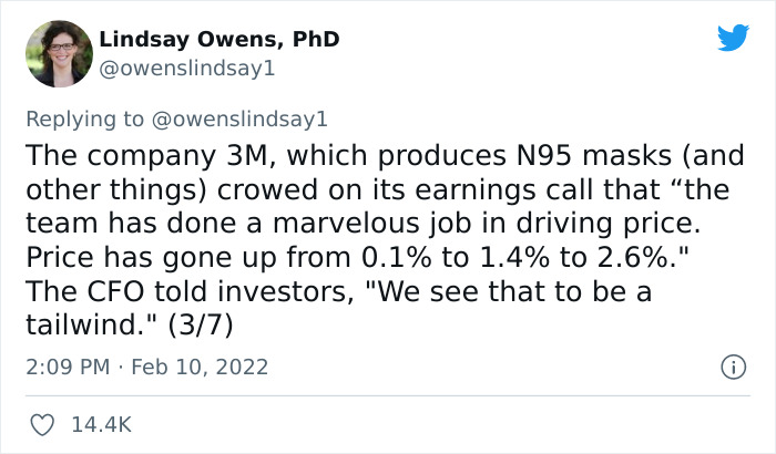 Economist Is Disgusted By These CEOs Who Brag About Their High Prices While Blaming Inflation, Exposes Them On Twitter