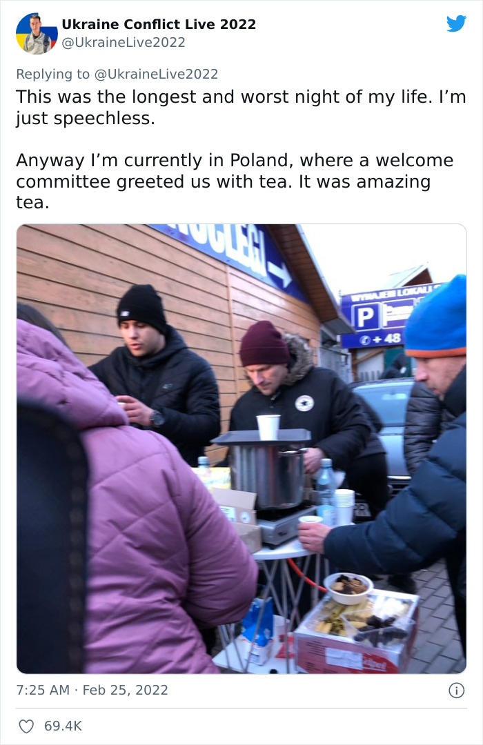 American Walks 20 Hours To Escape Ukraine, Shares "The Worst Night" Of His Life In A Viral Twitter Thread
