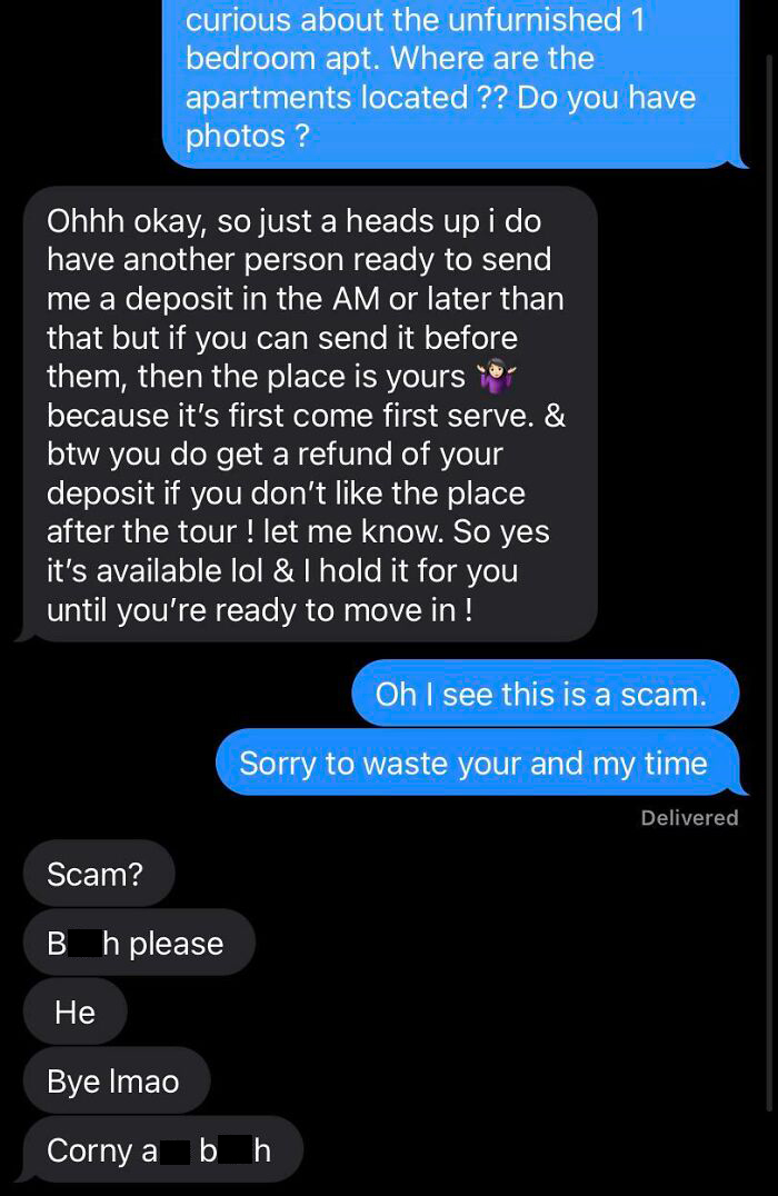 Trying To Find Housing Near My University And Contacted Someone Who Posted An Ad On Facebook