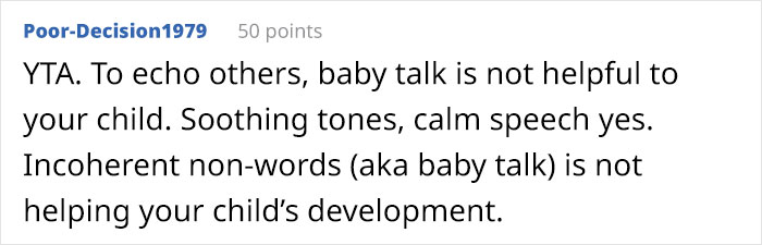 Mom Wonders If She Overreacted For Being Mad At Her Sister Who Doesn&rsquo;t Use Baby Talk With Her 3-Year-Old