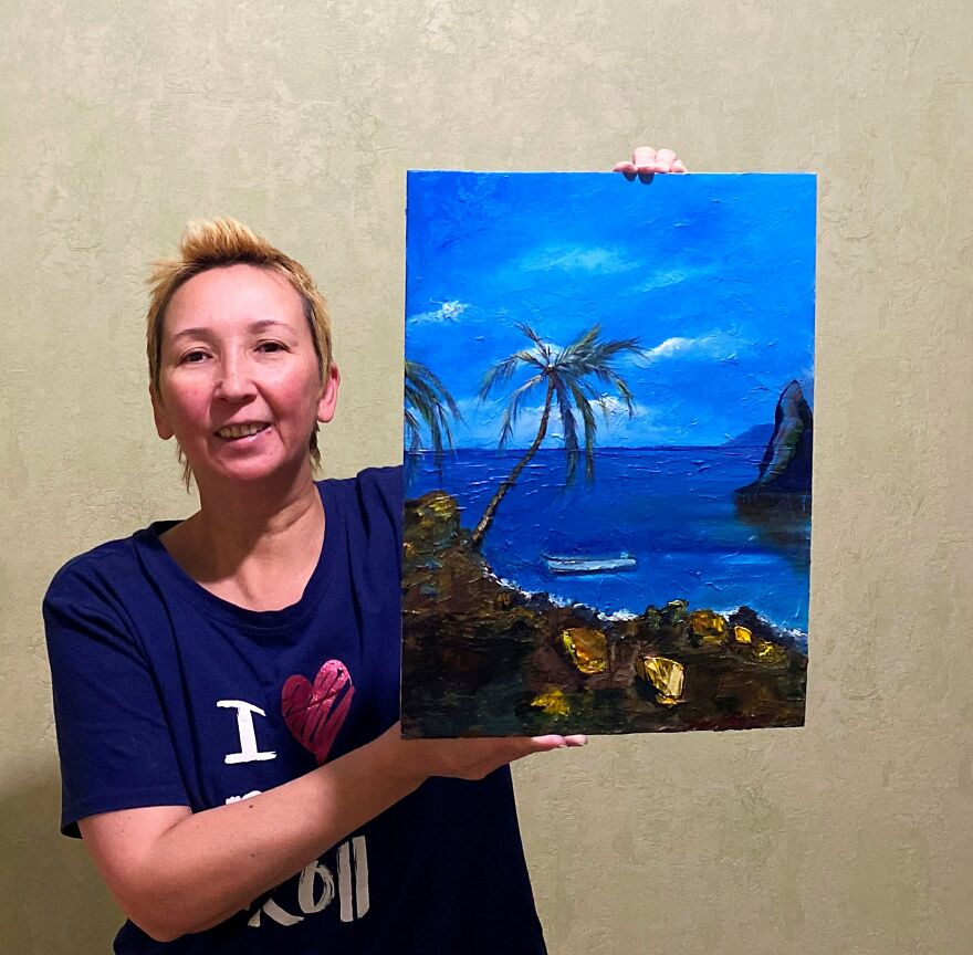 After 50 Years From A Boring Banker To A Happy Artist - 4. I Enjoy Painting