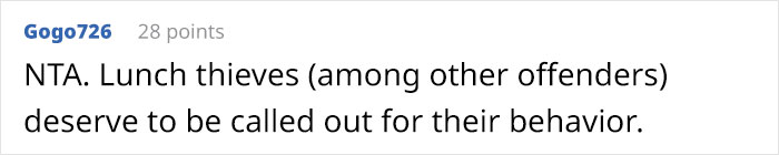 Man Steals Coworker&rsquo;s Food And She Yanks It From Under His Nose, Embarrassing Him In Front Of His Colleagues