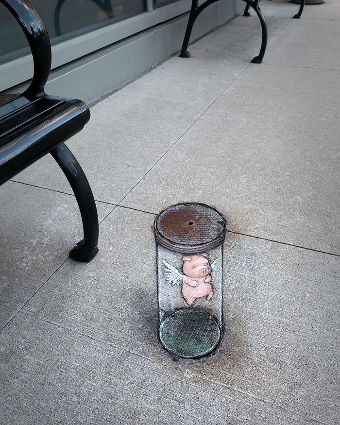 This Artist Continues To Brighten Up The Streets Of His City With His Adorable Chalk Art (130 New Pics)