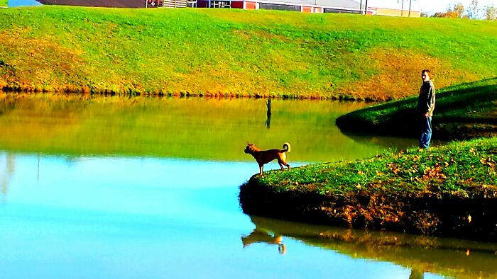 Enjoying This Nice View Along Our Walk