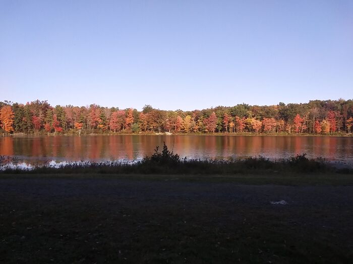 Pa Lake In The Fall