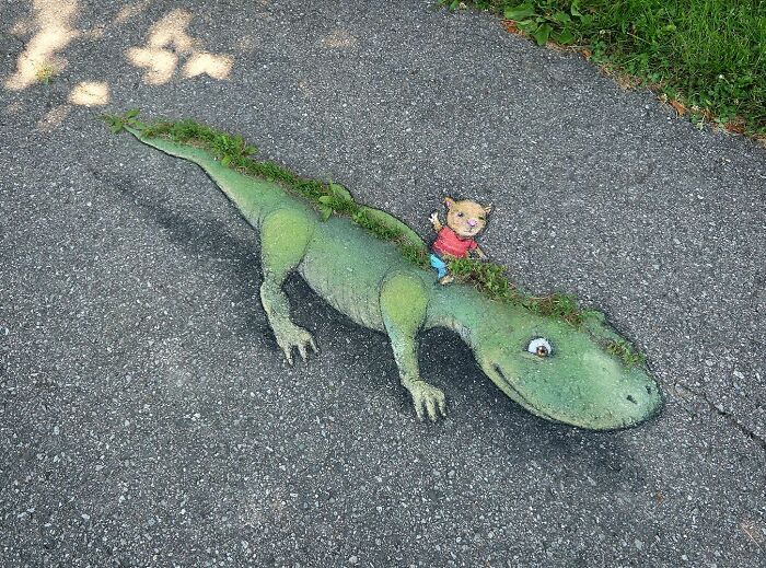 This Artist Continues To Brighten Up The Streets Of His City With His Adorable Chalk Art (130 New Pics)