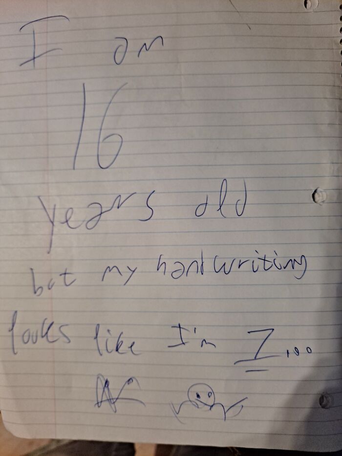 My Handwriting Is Not Very Good Lol