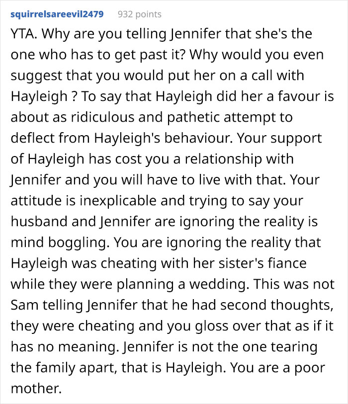 This Woman Breaks Up With Her Fianc&eacute; Because He&rsquo;s In Love With Her Sister, Finds Out That Her Mom Wants To Attend Their Wedding 
