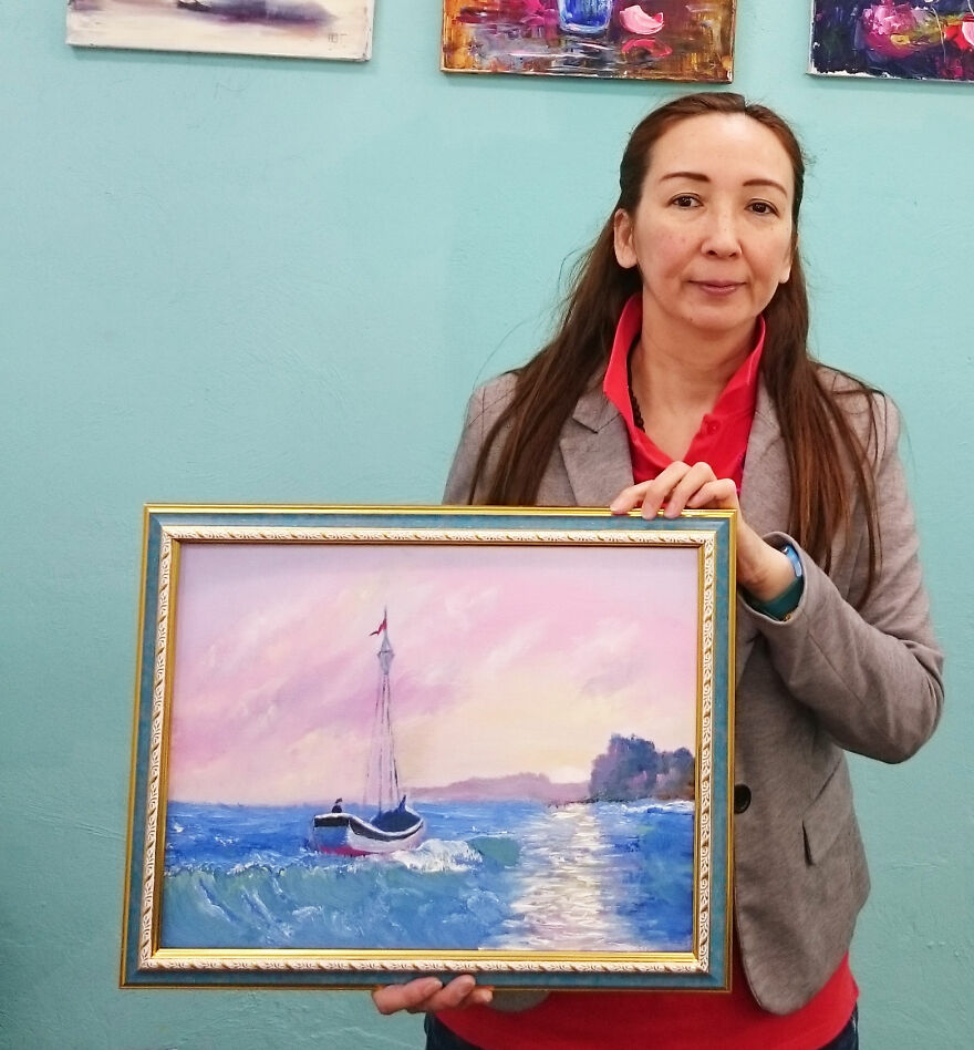 After 50 Years From A Boring Banker To A Happy Artist - 3. I Can Draw