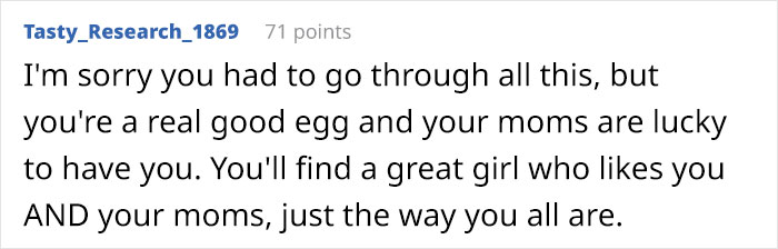 Girlfriend Asks Boyfriend To Show Up At Dinner Hosted By Her Parents With Only One Of His Moms, Guy&rsquo;s Having None Of It And Breaks Up With Her