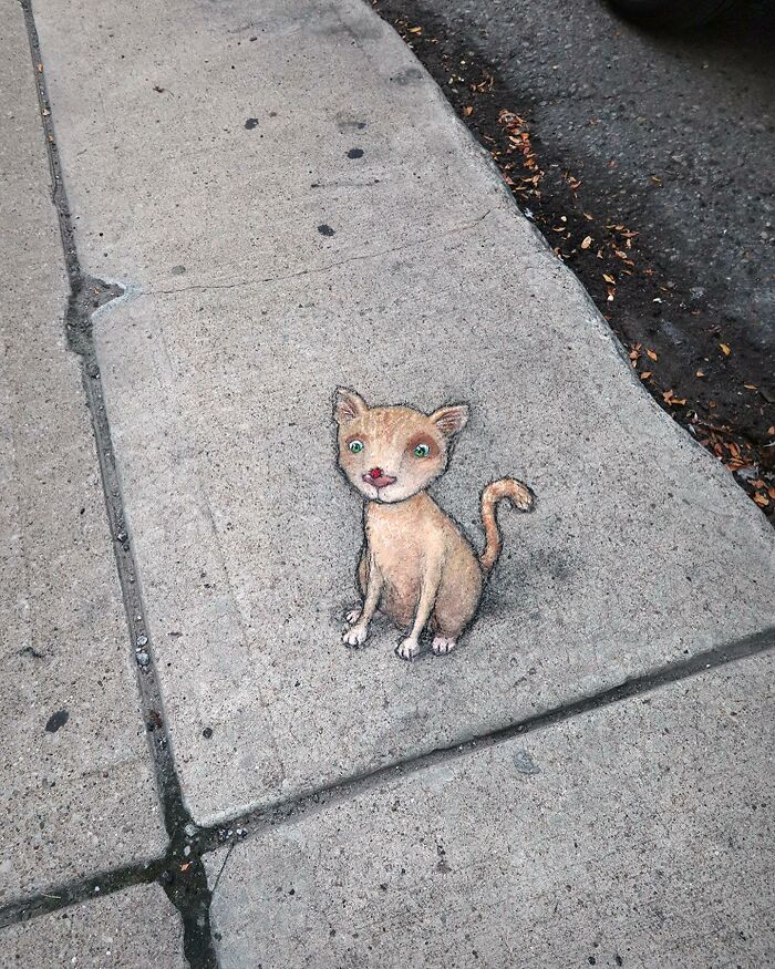 This Artist Continues To Brighten Up The Streets Of His City With His Adorable Chalk Art (130 New Pics)