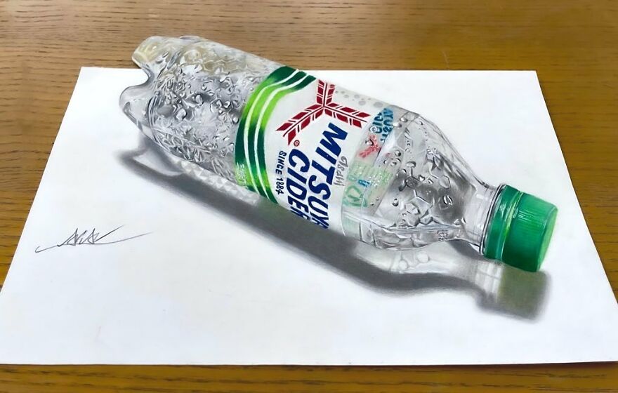 Japanese Artist Impresses With His 3D Drawings Using Only Colored Pencils (34 Pics)