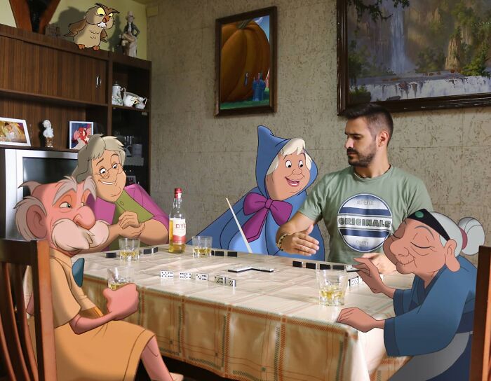 Elementary School Teacher Photoshops Classic Disney Characters Into His Life And The Result Is Captivating (29 New Pics)