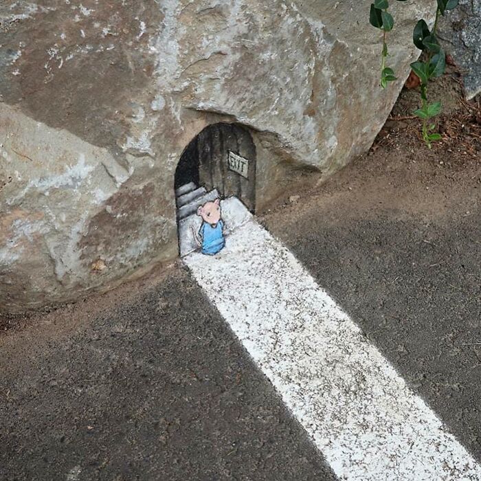 This Artist Continues To Brighten Up The Streets Of His City With His Adorable Chalk Art (130 New Pics)