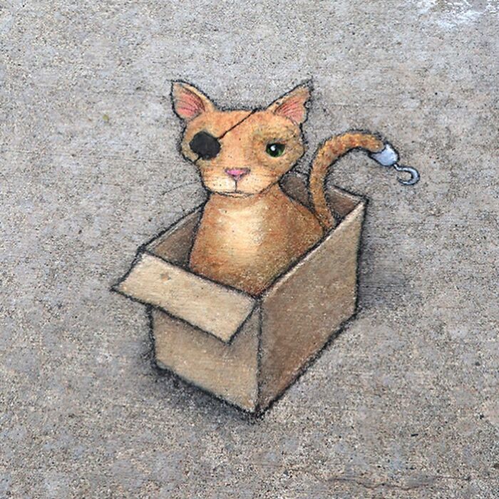 This Artist Continues To Brighten Up The Streets Of His City With His Adorable Chalk Art (130 New Pics)