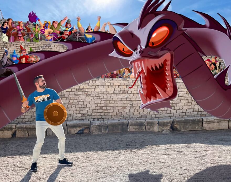 Artist Continues To Recreate Everyday Situations With Disney Characters And The Result Is Incredible (30 New Pics)