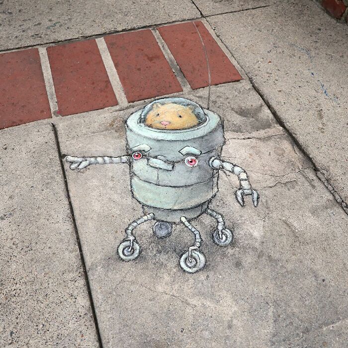 This Artist Continues To Brighten Up The Streets Of His City With His Adorable Chalk Art (130 New Pics)