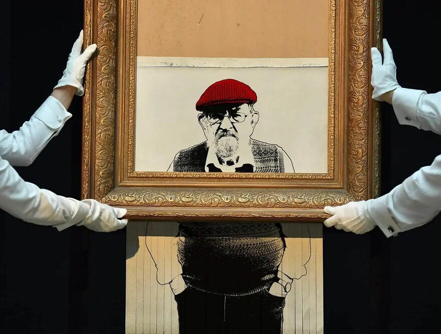 Banksy, Spray Paint On Paper, 2018