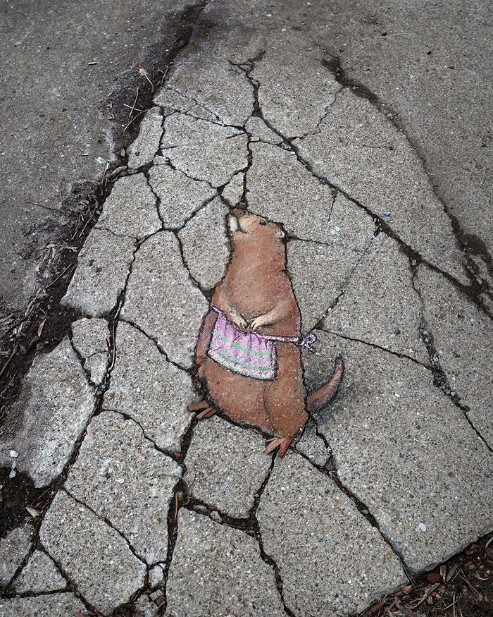 This Artist Continues To Brighten Up The Streets Of His City With His Adorable Chalk Art (130 New Pics)