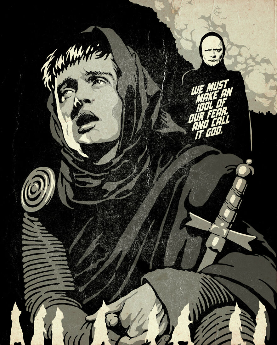 Ian Curtis From Joy Division In Ingmar Bergman's The Seventh Seal (1957)