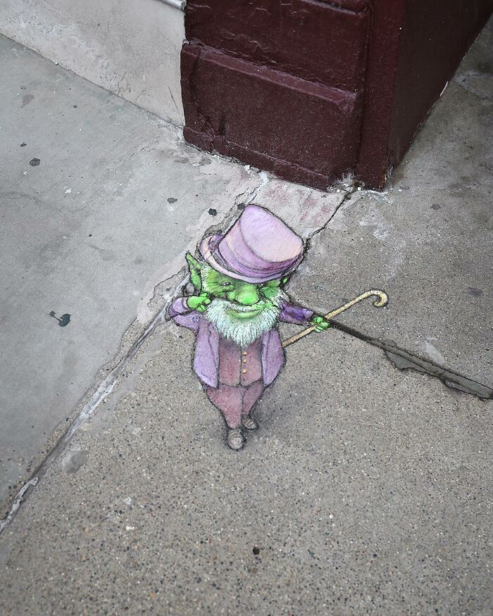 This Artist Continues To Brighten Up The Streets Of His City With His Adorable Chalk Art (130 New Pics)