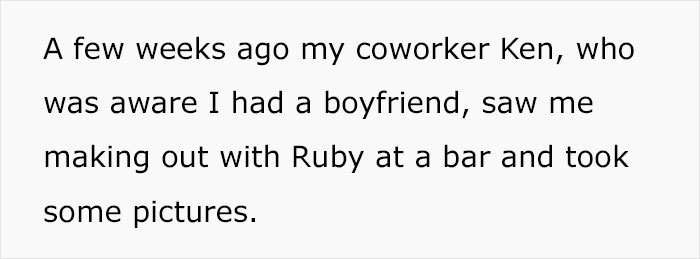 Woman Doesn&rsquo;t Tell Coworkers About Her Polyamorous Relationship, Gets Accused Of Cheating By One Of The Colleagues