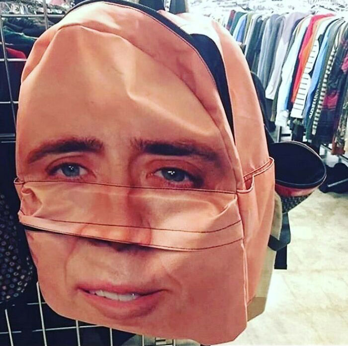 ¿Contracara? Más bien "¡Cara a cara esta mochila es una maravilla!"