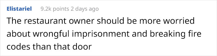 Employee Asks For Legal Advice After Having Restaurant Door Cut To Get Out Of Work After Boss Forbids Them To Call 911 Employee Asks For Legal Advice After Having Restaurant Door Cut To Get Out Of Work After Boss Forbids Them To Call 911