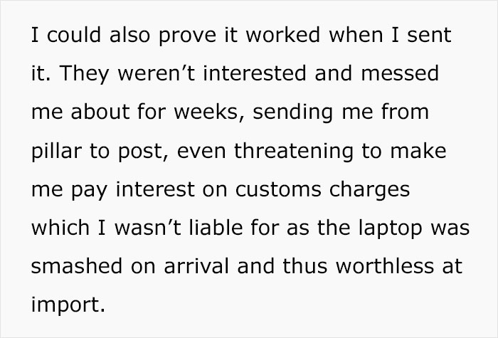 Woman Comes Up With Pro Revenge By Hiring A Bailiff After UPS Damages Her Package And Keeps Refusing To Compensate For It