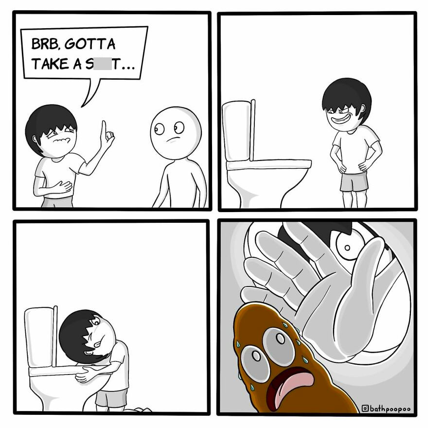 Twisted Comics By 'Bathpoopoo' For People Who Love Dark Humor