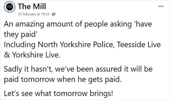 A Pub Goes To Facebook To Call Out The “Lovely Couple” That Left Without Paying Their Valentine’s Day Bill Of $244 A Pub Goes To Facebook To Call Out The “Lovely Couple” That Left Without Paying Their Valentine’s Day Bill Of $244