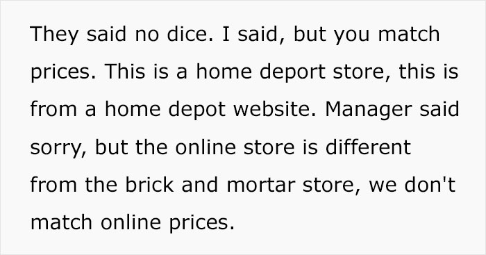 People Online Praise This Customer Who, After Being Declined A Discount, Maliciously Follows Home Depot&rsquo;s Rules And Still Gets The Discount